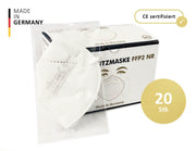 20x FFP2 Maske "Made in Germany" - FIT F248 CE zertifiziert (CE 0200) - 2,50€ pro Maske - MucMedi.de